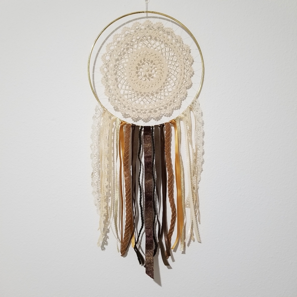 🌸 Medium One-of-a-kind Unique Handmade Boho Dream Catcher Wall Home Decor